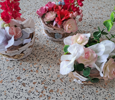 Práce z kroužku aranžování