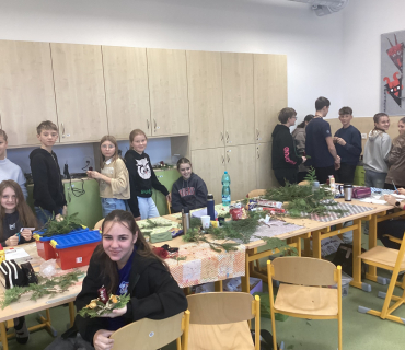 Adventní tvoření - fotogalerie